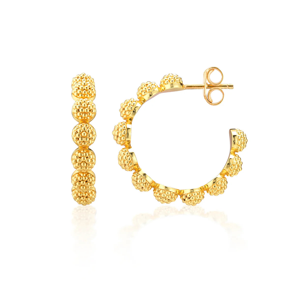 Capucine De Wulf Berry Icon Small Hoop Earrings - Gold