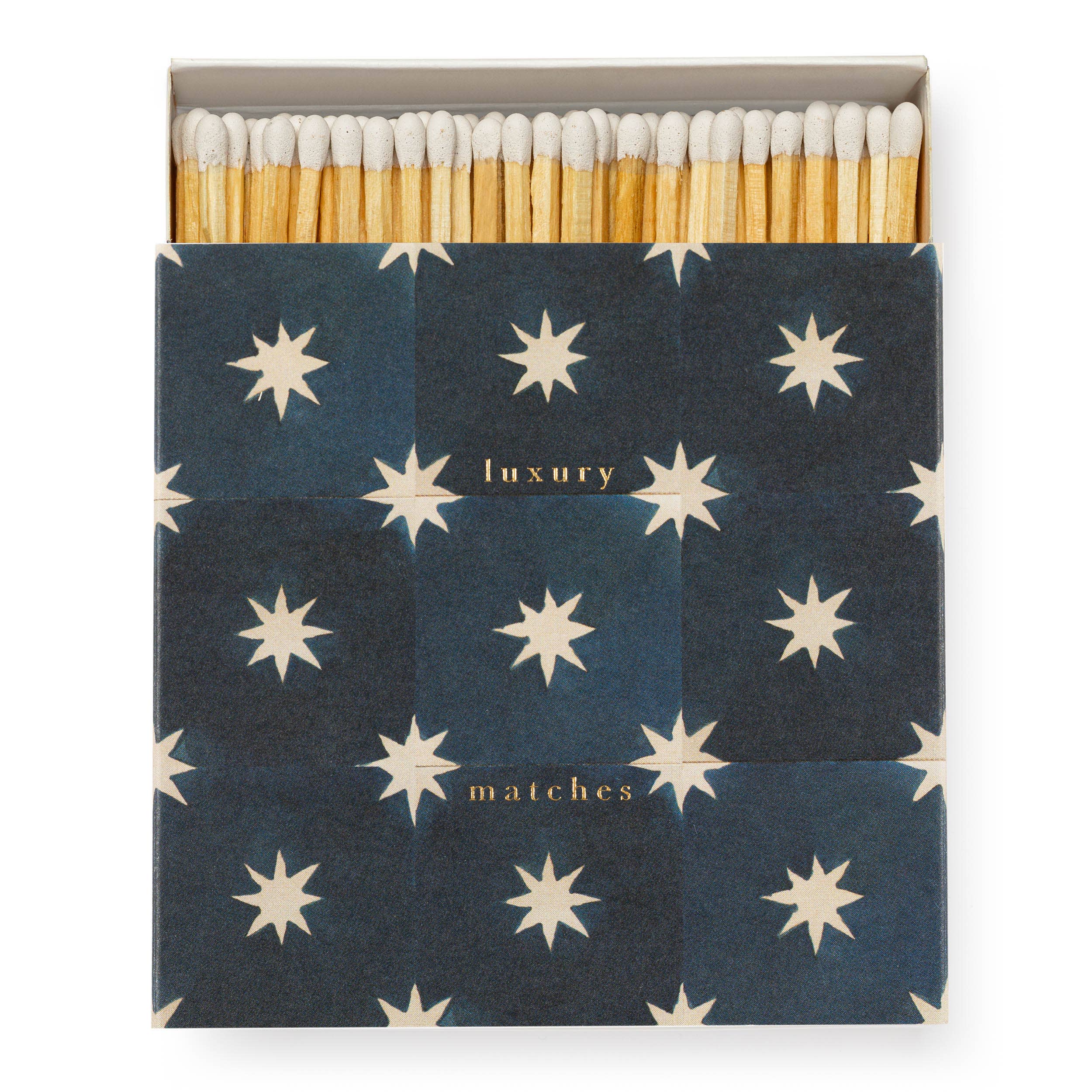 Archivist Gallery - Navy Star Tile by Wanderlust | Square - Safety Matches