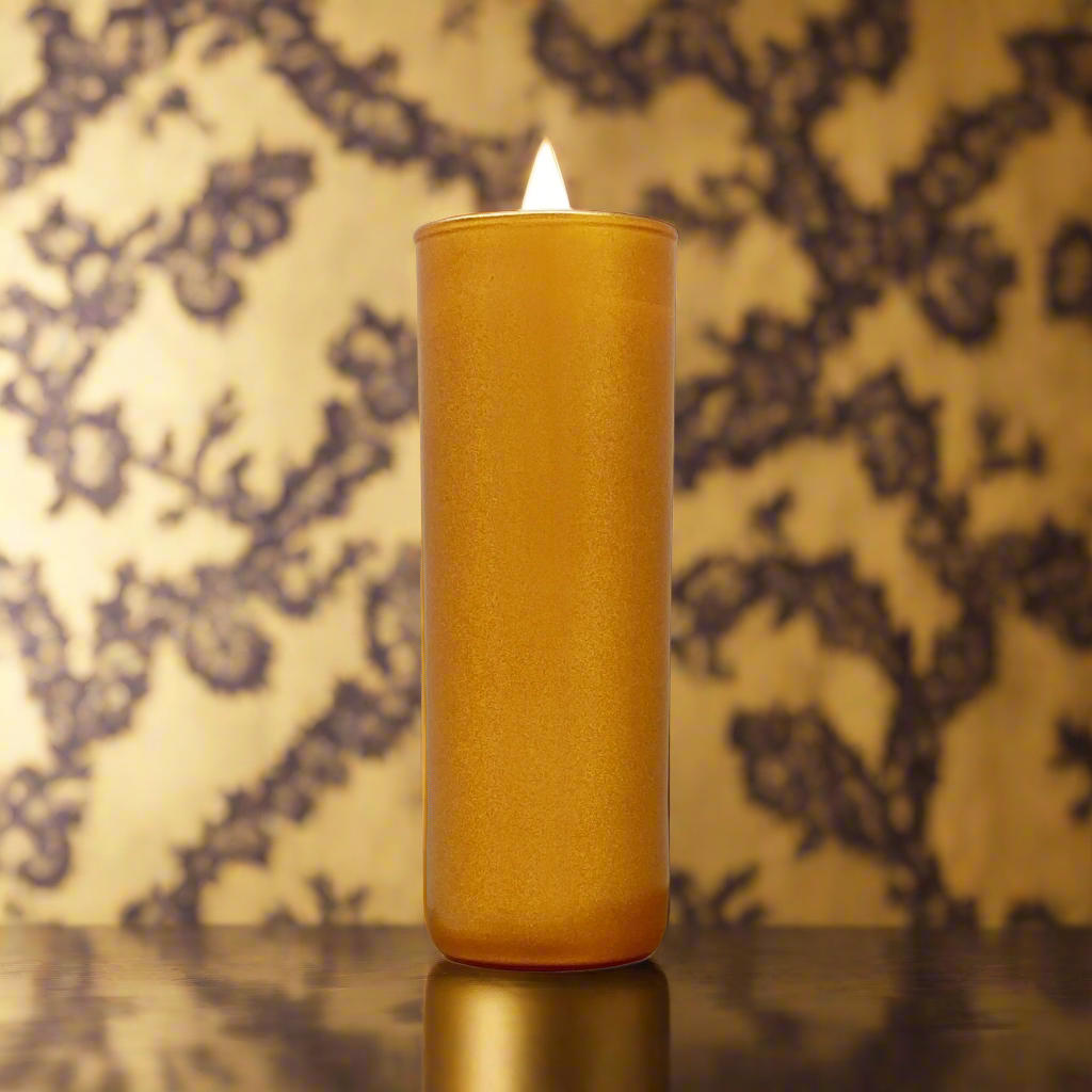 Mixture Home - PRE-WRAPPED 2oz Gold Votive: No. 58 Whiskey & Wood