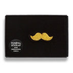 Macon & Lesquoy - Brooch - Golden Moustache