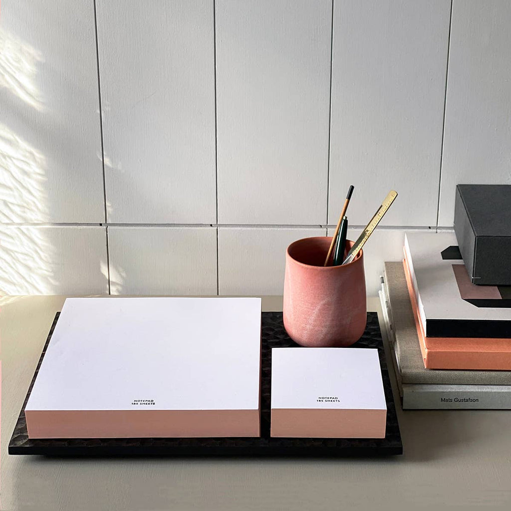 Wms&Co. Classic Edged Pads: Blush, 3 sizes: Small Square