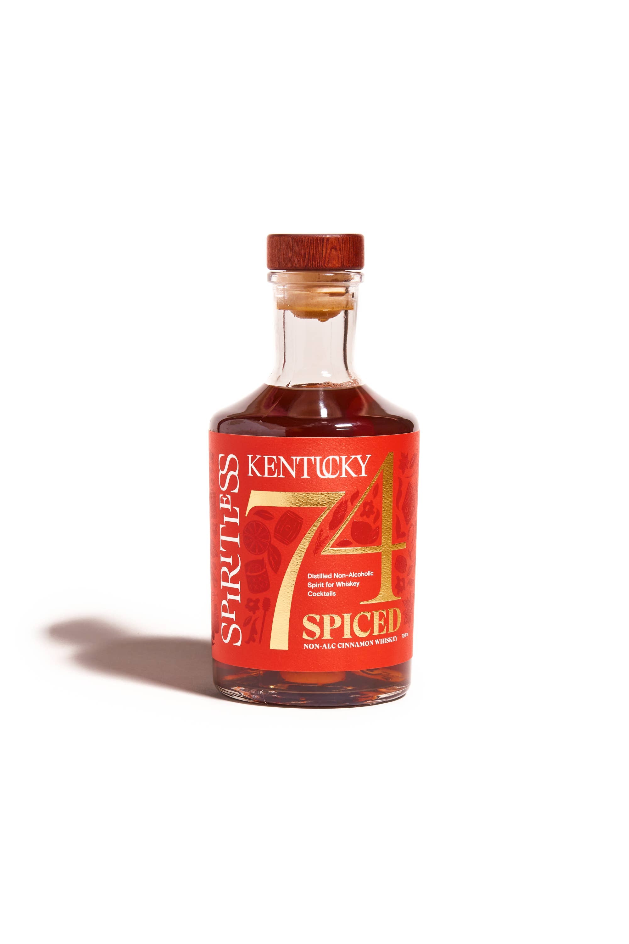 Spiritless Kentucky 74 SPICED Non-Alcoholic Bourbon - 700mL