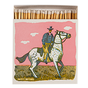 Archivist Keepsake Matchbox - Pink Cowboy