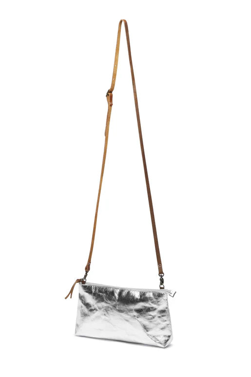 Uashmama La Busta Crossbody Bag Large - Silver