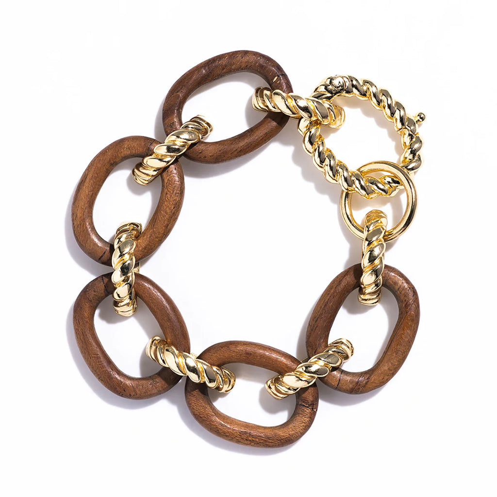 Capucine De Wulf Earth Goddess Link Bracelet - Teak