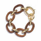 Capucine De Wulf Earth Goddess Link Bracelet - Teak