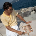 Throwing Doubles - Travel Backgammon Board - St Tropez