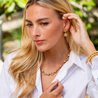 Capucine De Wulf Berry Clover Drop Earrings - Gold