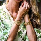 Capucine De Wulf Bangkok Bamboo Link Bracelet