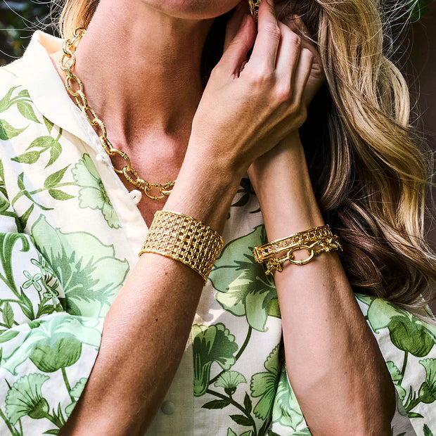 Capucine De Wulf Bangkok Bamboo Link Bracelet