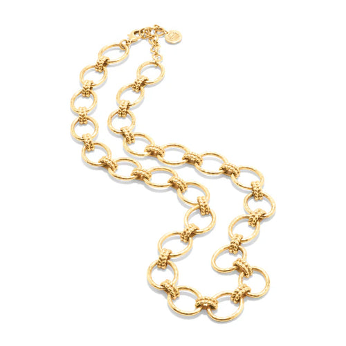 Capucine De Wulf Cleopatra Grande Link Necklace 16"+ 2" - Gold