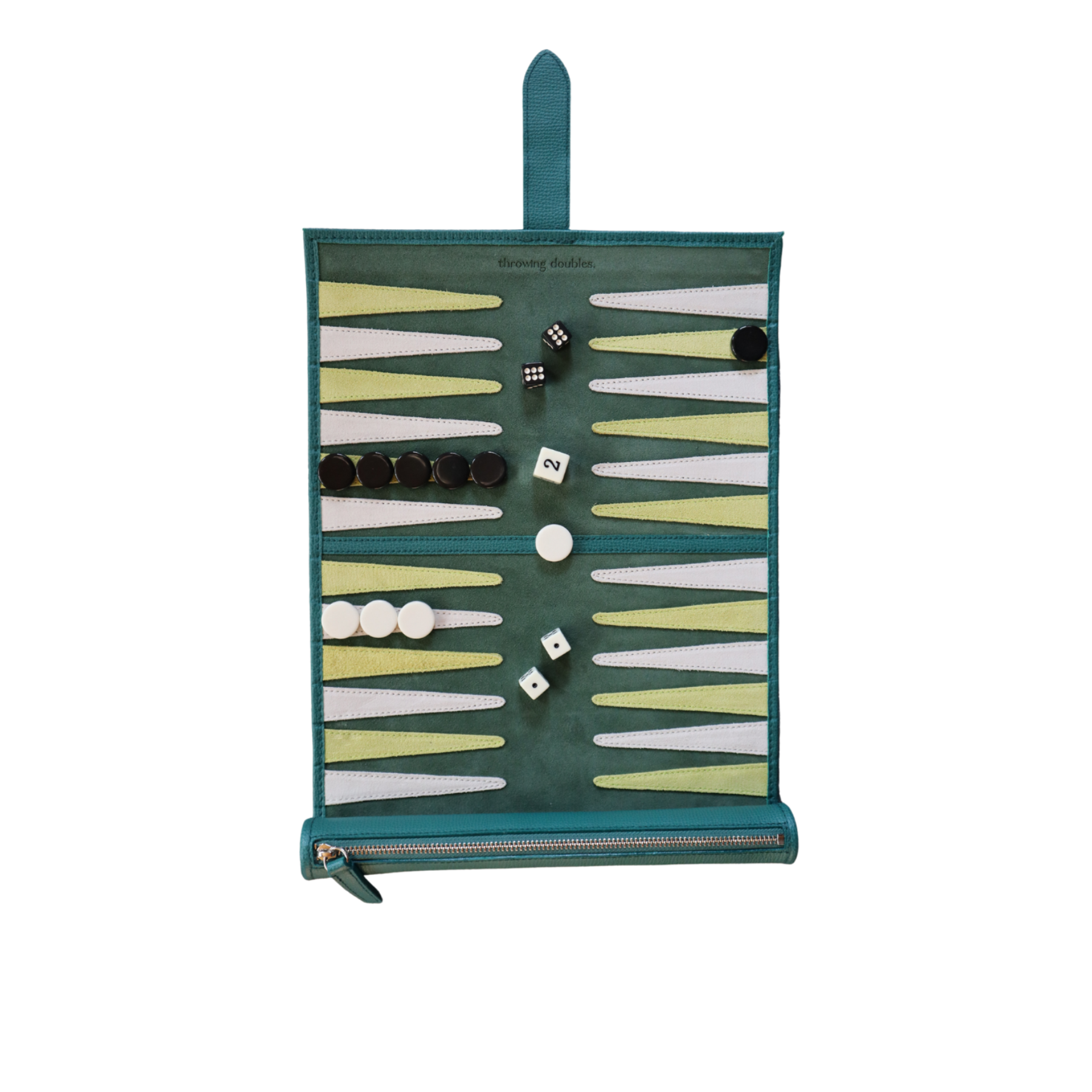 Throwing Doubles - Travel Backgammon Board - Lisbon