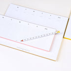 Wms&Co. Keyboard Planner Pads Pink Edged / Keyboard Weekly Planner