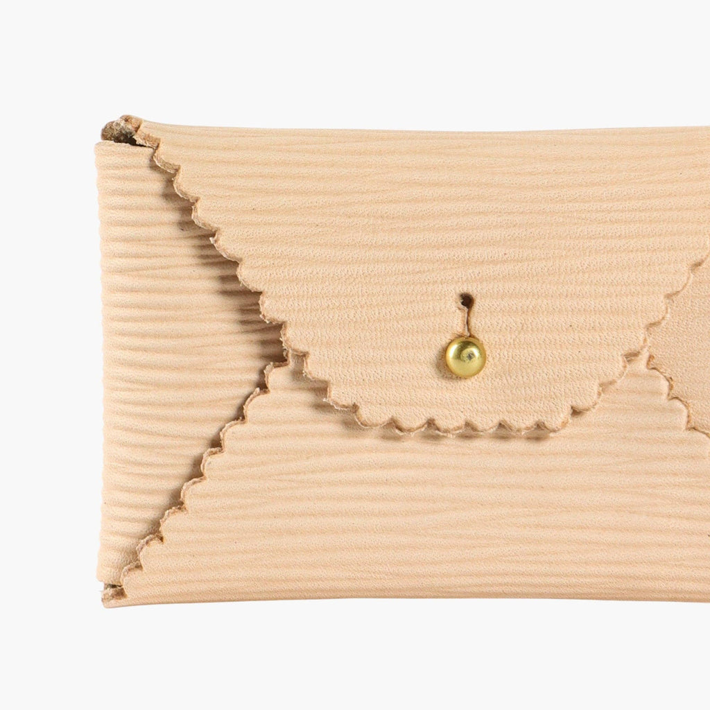 IMMODEST COTTON - Scallop Wallet | Undyed Epi