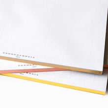 Load image into Gallery viewer, Wms&amp;Co. Keyboard Planner Pads Gold Foil Edged / Weekly Desk Planner
