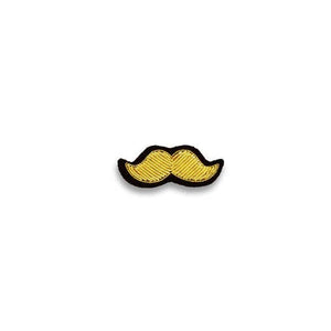 Macon & Lesquoy - Brooch - Golden Moustache