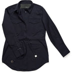 Claridge + King - The Four Pocket Shacket in Midnight Blue