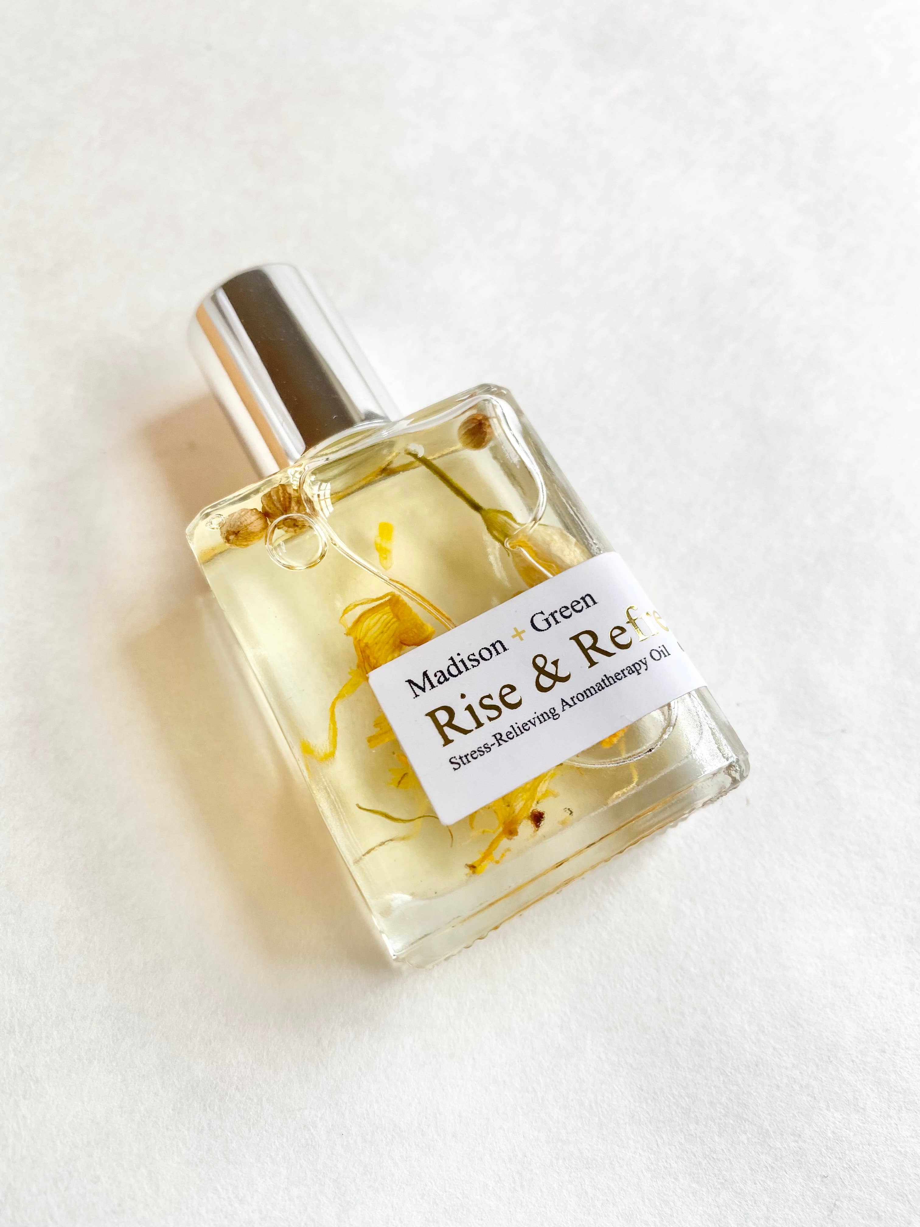 Madison + Green - "Rise & Refresh" - Aromatherapy Body Oil: Mini Traveler *