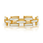 Capucine De Wulf Pathway Link Bracelet - Mother of Pearl