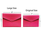 Peace Love Mahjong - Card Clutch: Large | Navy Blue