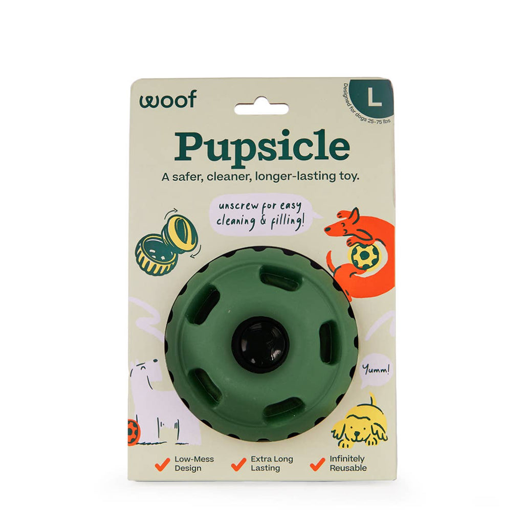 Woof - The Pupsicle - Moss Green: Large
