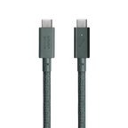 Native Union Paris - Belt Cable Pro 240W (USB-C to USB-C): Slate Green