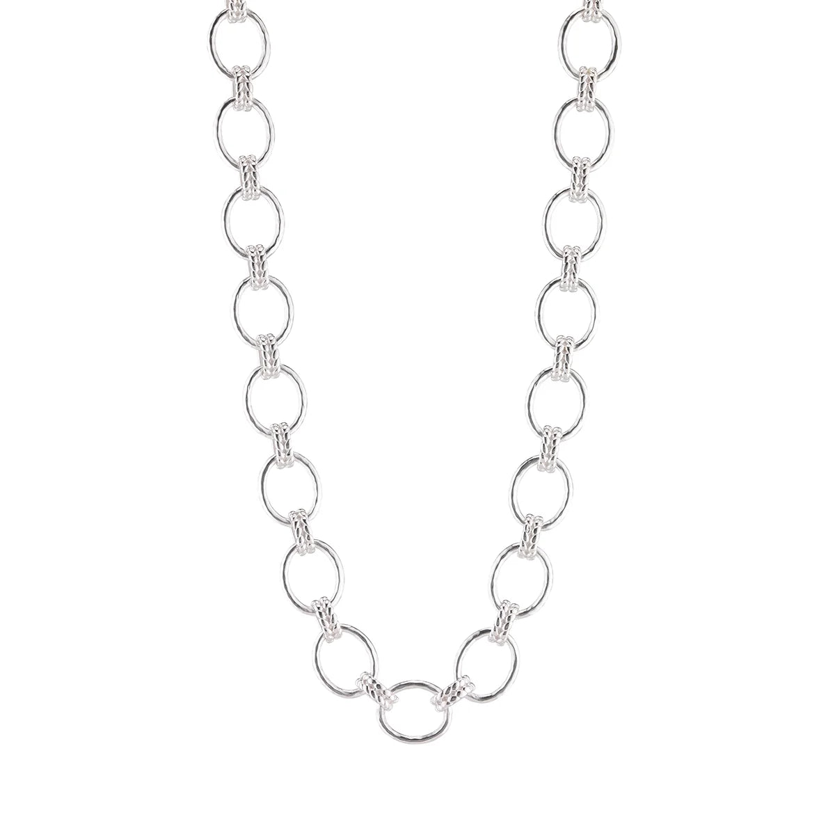 Capucine De Wulf Cleopatra Grande Link Necklace - 16" + 2" | Silver *