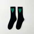 Yaya's Luxe Wholesale - Women's Socks with Hearts: Black