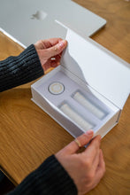 Load image into Gallery viewer, Madison + Green - Close Your Eyes - At the Desk

