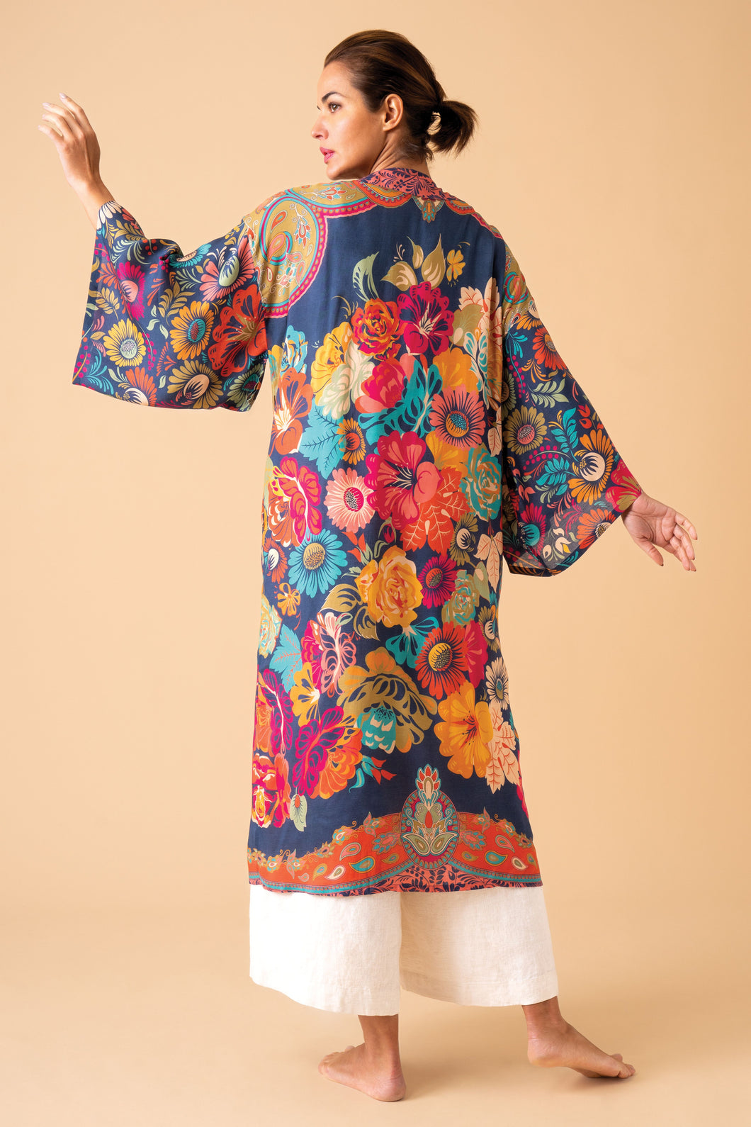 Powder UK Kimono Vintage Floral - Ink