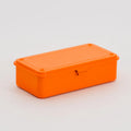 Toyo Steel Toolbox T-190 Steel Stackable Storage Box | Orange