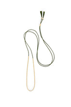 Load image into Gallery viewer, Abacus Row Dorado Necklace - Moss

