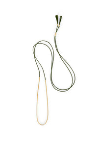 Abacus Row Dorado Necklace - Moss