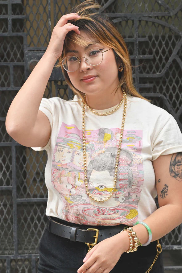 Abacus Row Moon Sun Necklace - Long