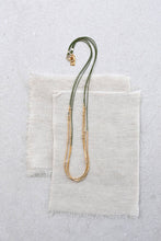 Load image into Gallery viewer, Abacus Row Pictor Necklace - Moss
