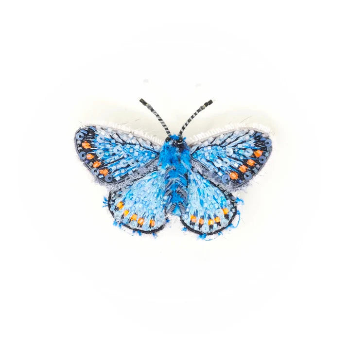 Trovelore Adonis Blue Butterfly Brooch