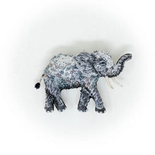 Load image into Gallery viewer, Trovelore African Forest Elephant Brooch
