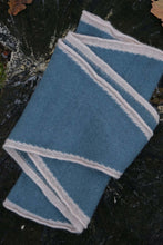 Load image into Gallery viewer, Oats &amp; Rice Austen Spindle-shaped Cashmere Scarf | Blue
