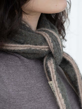 Load image into Gallery viewer, Oats &amp; Rice Austen Spindle-shaped Cashmere Scarf | Green
