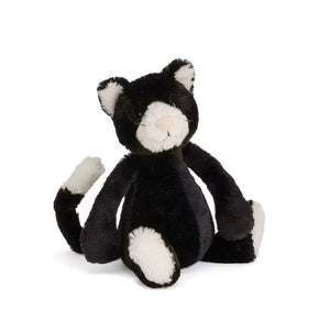 Jellycat Bashful Black & White Cat - Small