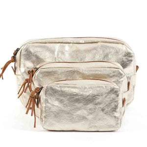 Uashmama Cosmetic Bag Beauty Case Small - Platino