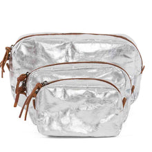 Load image into Gallery viewer, Uashmama Cosmetic Bag Beauty Case Large - Silver
