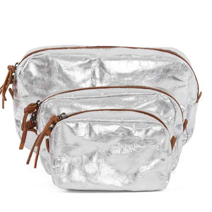 Uashmama Cosmetic Bag Beauty Case Large - Silver