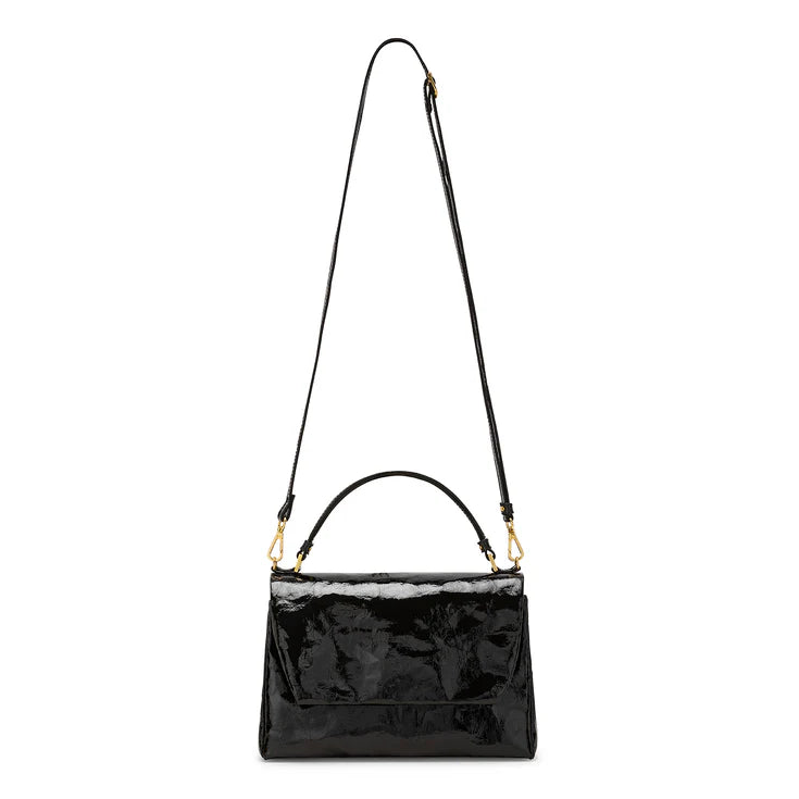 Uashmama Bon-Bon Crossbody Bag Large - Metallic Black
