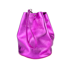 Load image into Gallery viewer, Tracey Tanner - Foil Bucket Bag | Matte Foil Orchid
