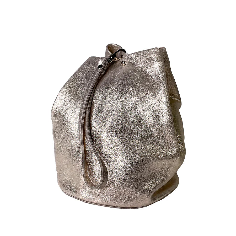 Tracey Tanner - Sparkle Bucket Bag | Sparkle Champagne