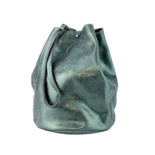 Load image into Gallery viewer, Tracey Tanner - Sparkle Bucket Bag | Sparkle Evergreen with Smoke
