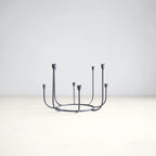 The Floral Society - Beacon Long Stem Candelabra - Smoke