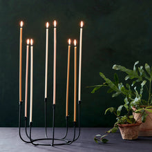 Load image into Gallery viewer, The Floral Society - Beacon Long Stem Candelabra - Smoke
