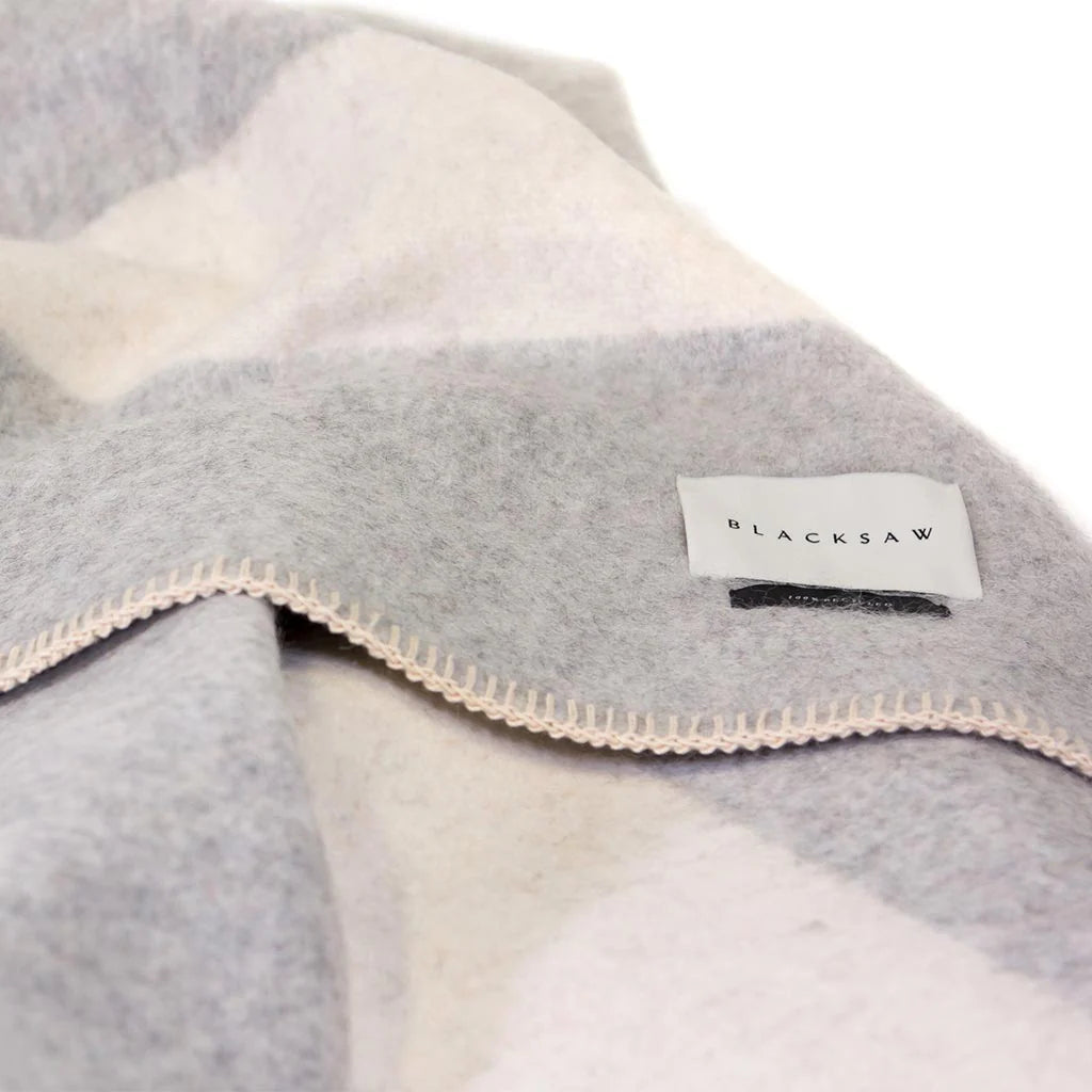 Blacksaw The Siempre Recycled Blanket - Light Heather
